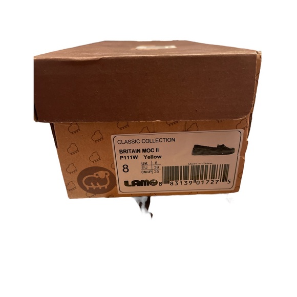 Lamo Womens Britain Slippers Yellow Moc Toe Bow Slip On size 8 - Picture 5 of 5